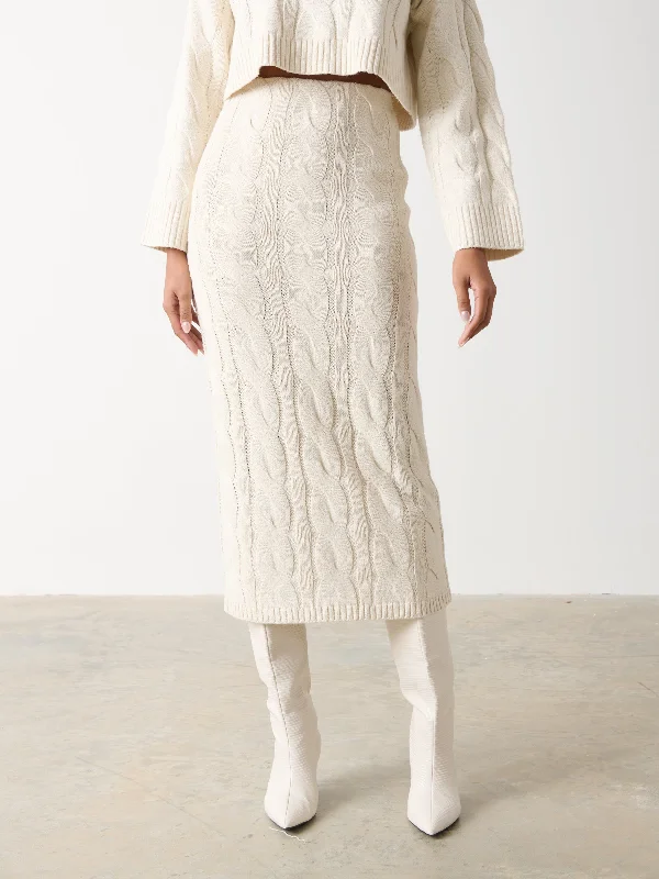 hunter-cable-knit-midaxi-skirt-cream