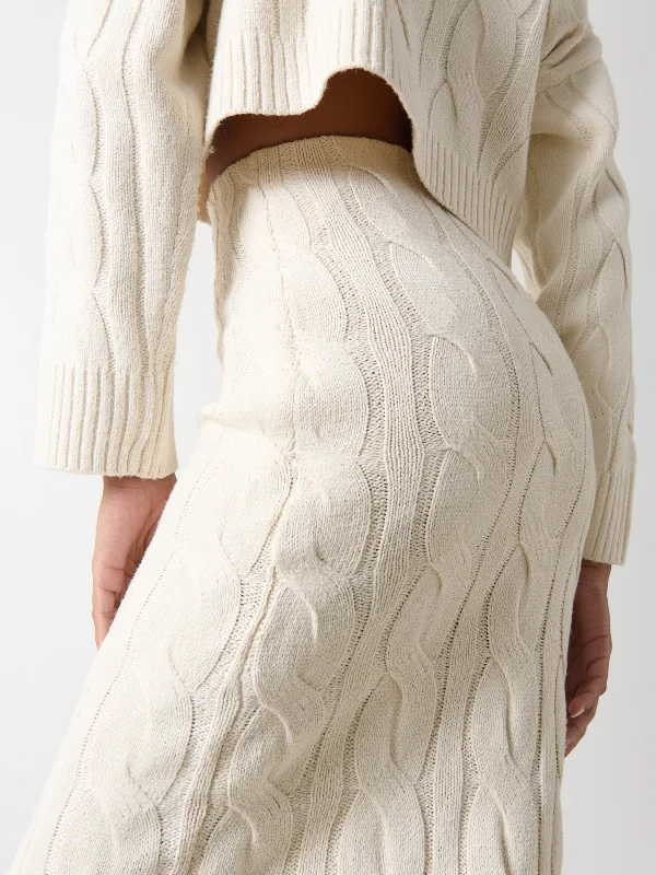 hunter-cable-knit-midaxi-skirt-cream