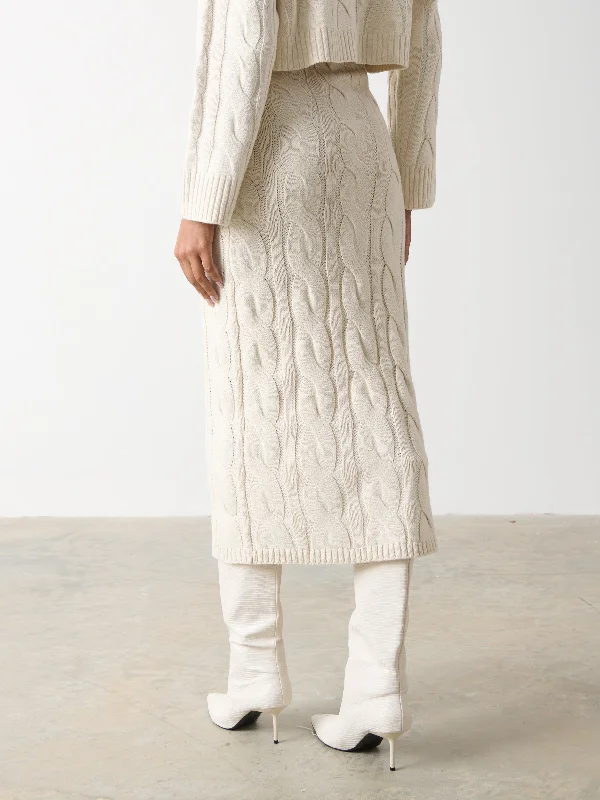 hunter-cable-knit-midaxi-skirt-cream