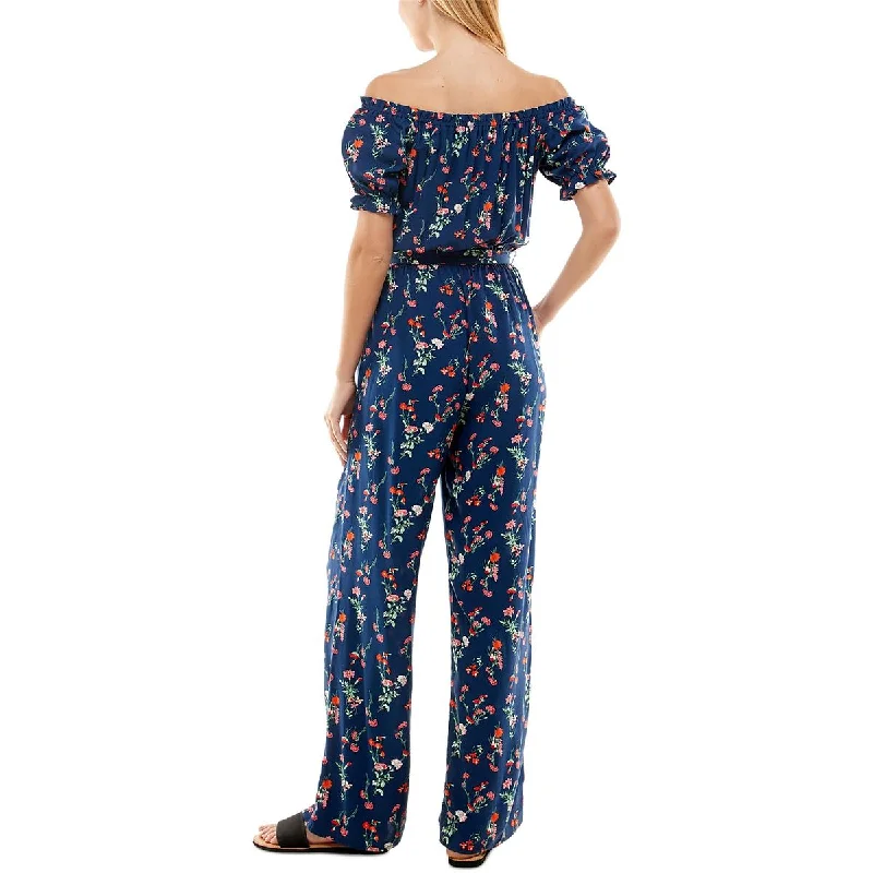 juniors-womens-floral-print-off-the-shoulder-jumpsuit