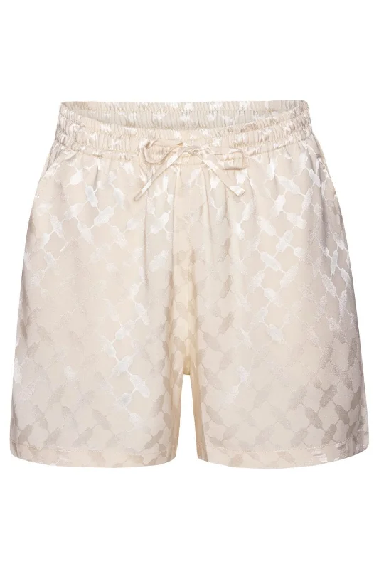 Karmamia - Jude Shorts - Ivory Keffiyeh Jacquard