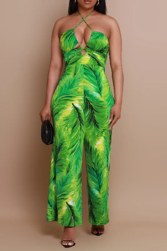 location-change-tropical-print-jumpsuit-green