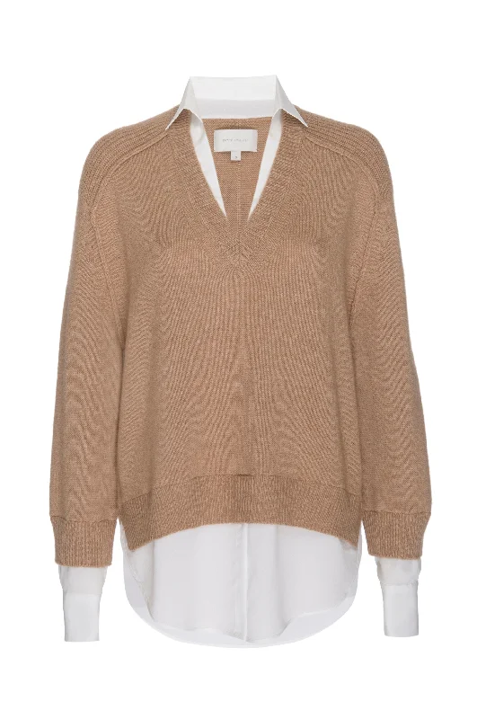 looker-vneck-layered-sweater-camel-white