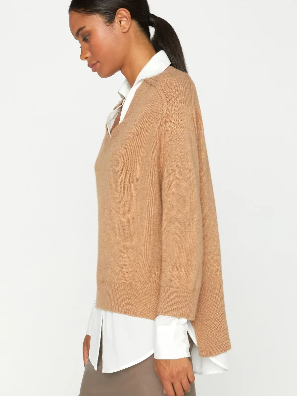 looker-vneck-layered-sweater-camel-white