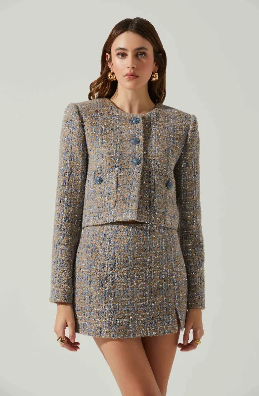 Lyssa Tweed Cropped Jacket