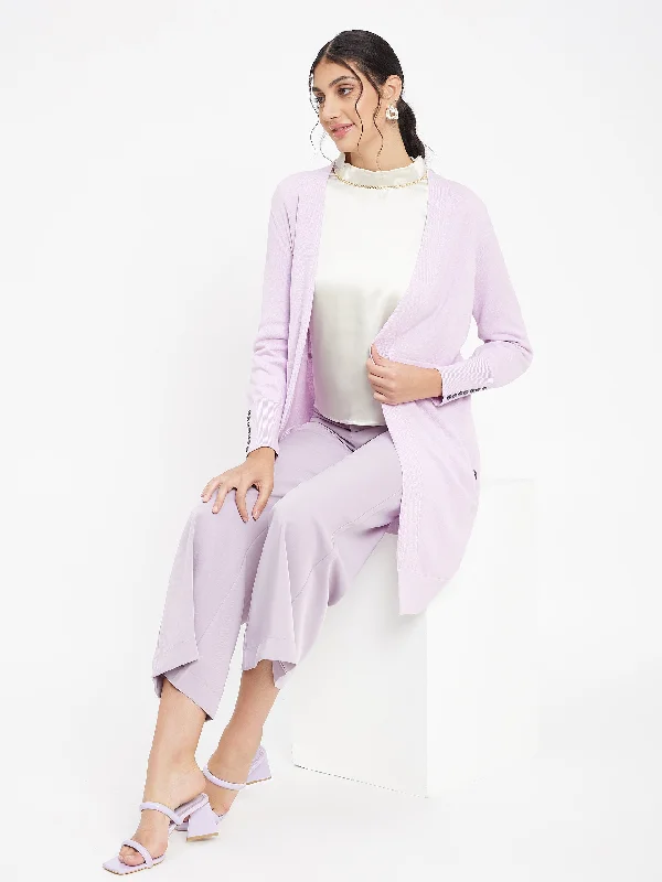 Madame Lilac Longline Shrug