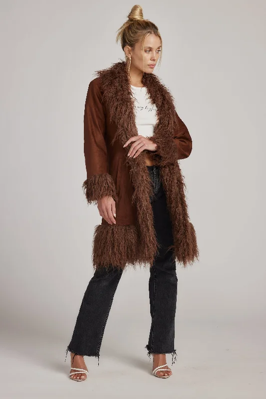 madison-brown-faux-fur-trim-coat