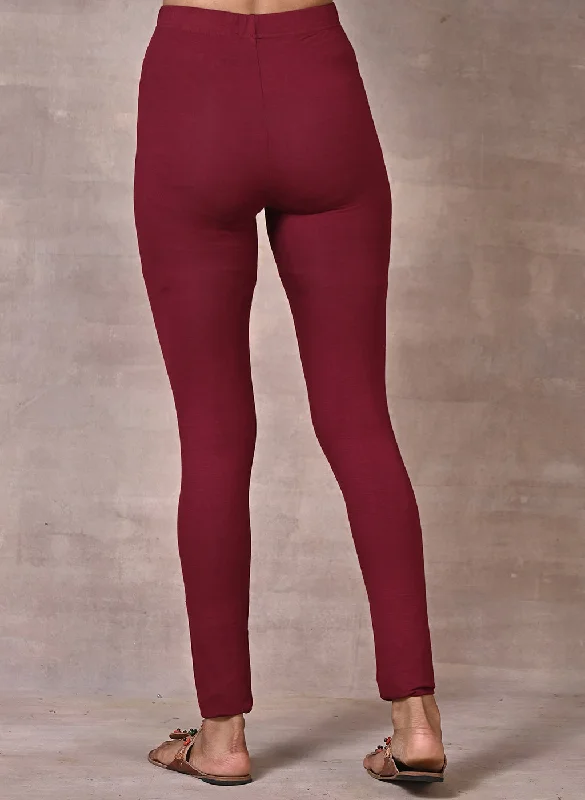 maroon-plain-tight-18shp014-s-9a