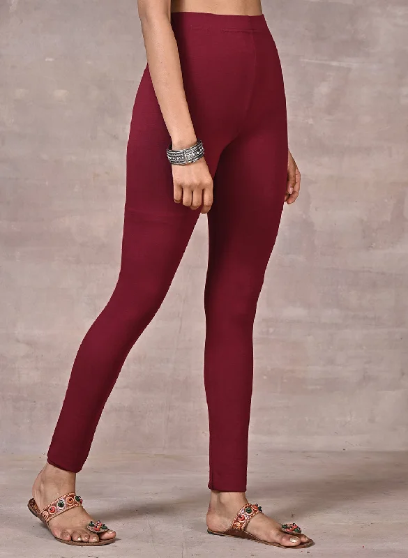 maroon-plain-tight-18shp014-s-9a