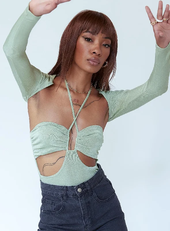 Moscow Bodysuit Green