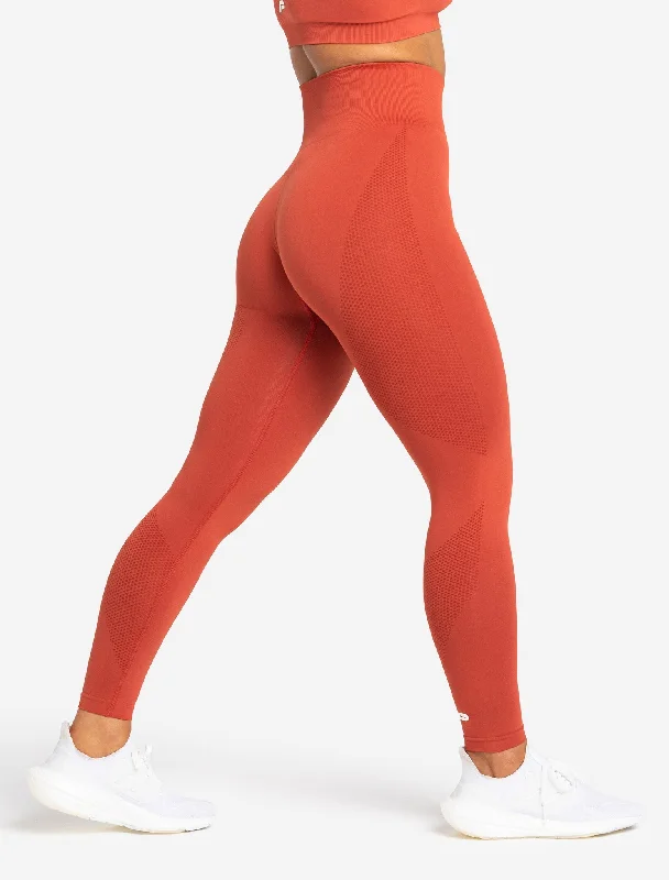 Move Seamless Leggings - Burnt Red