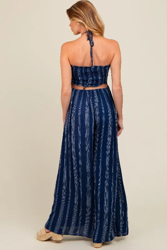 navy-striped-cutout-halter-wide-leg-maternity-jumpsuit