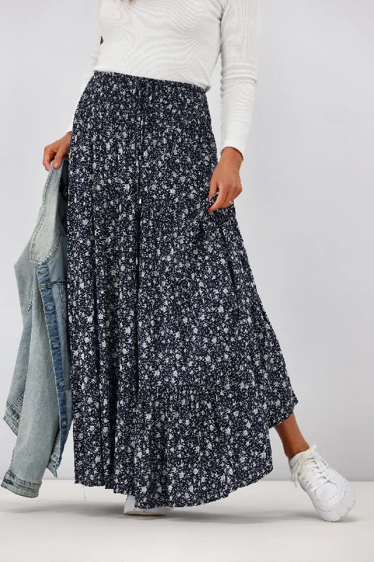 new-u-collection-ditsy-floral-navy-maxi-skirt