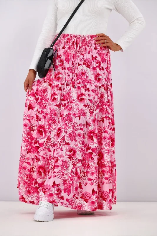 new-u-collection-pink-floral-maxi-skirt