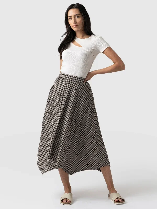 Noho Skirt - Lightning Gingham