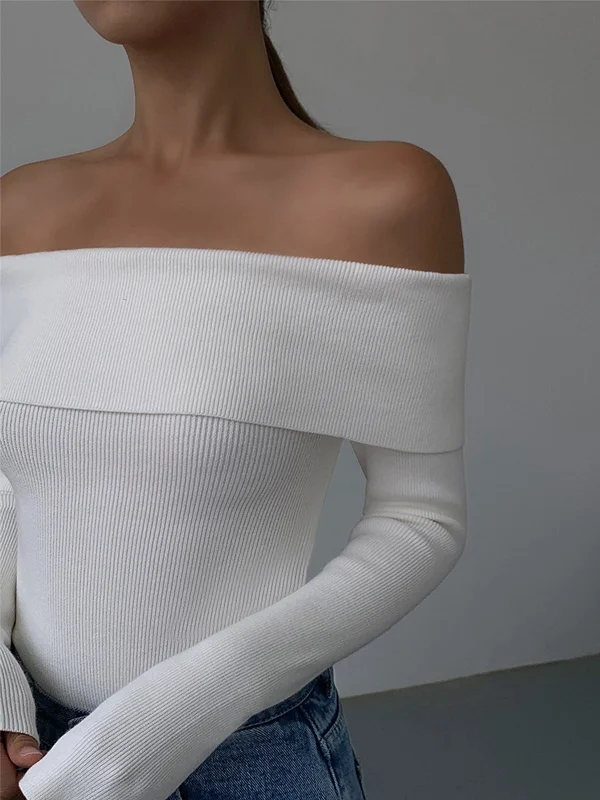 off-shoulder-overfold-long-sleeve-knit-top