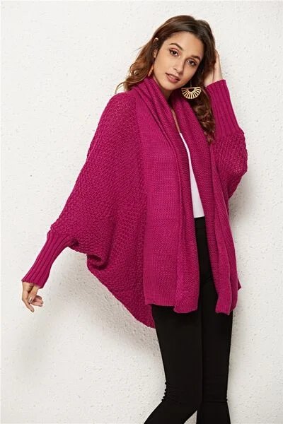 open-front-batwing-sleeve-cardigan