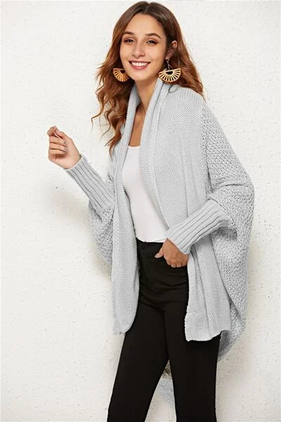 open-front-batwing-sleeve-cardigan