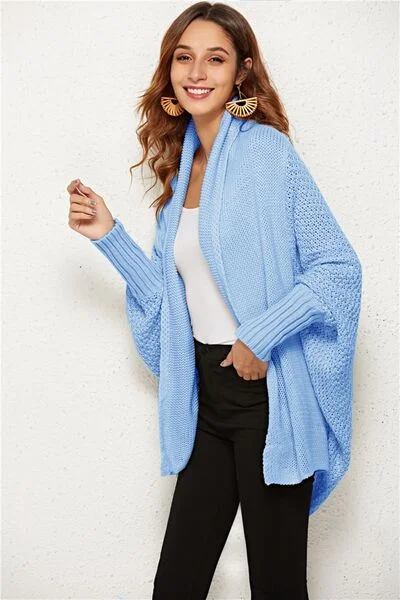 open-front-batwing-sleeve-cardigan