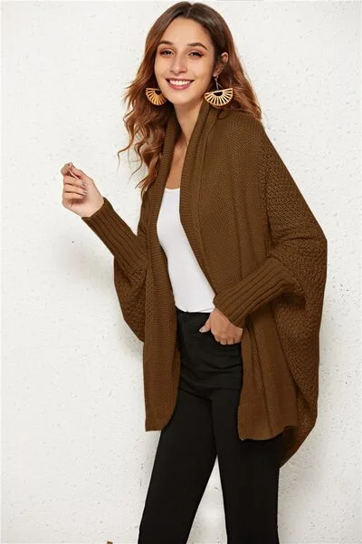 open-front-batwing-sleeve-cardigan