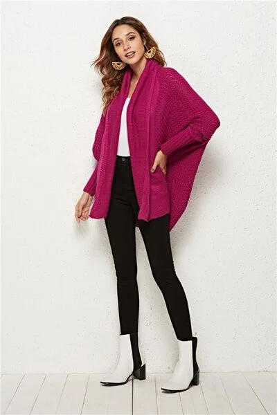 open-front-batwing-sleeve-cardigan