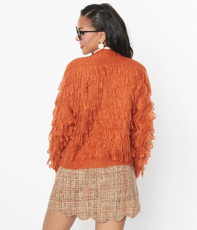 orange-fringe-open-cardigan