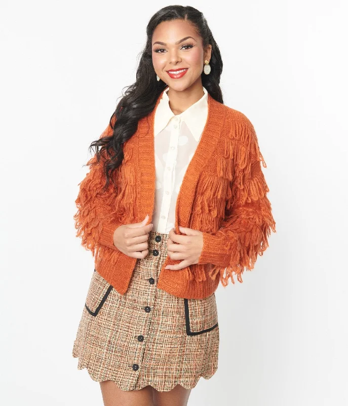 orange-fringe-open-cardigan