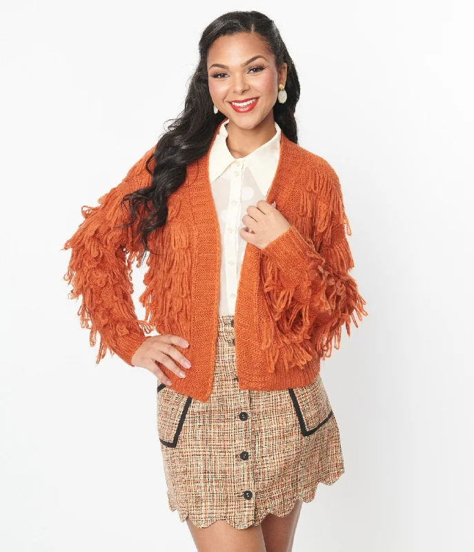 orange-fringe-open-cardigan