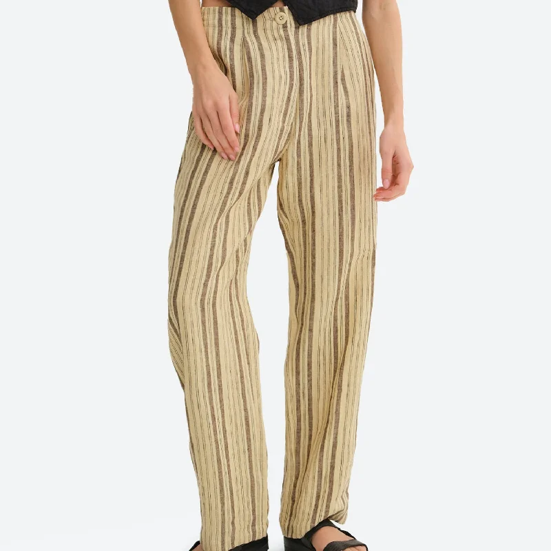 Organic Linen Tailored Pant