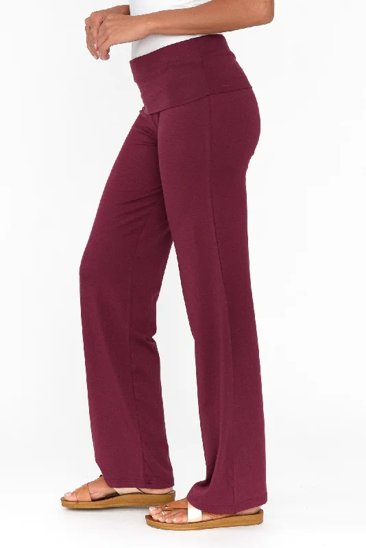 pamela-burgundy-bamboo-pant