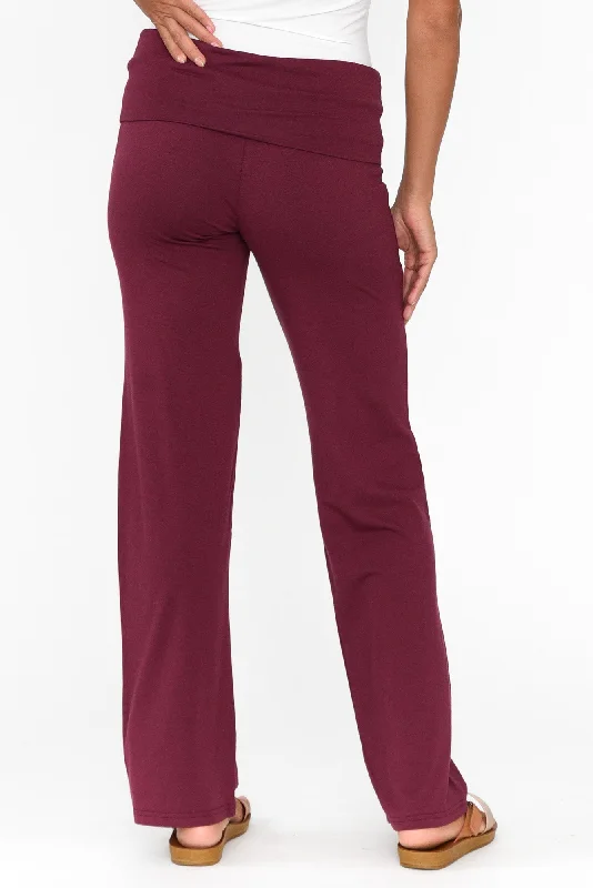 pamela-burgundy-bamboo-pant