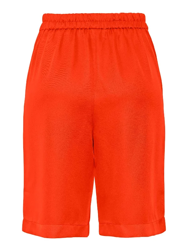 pieces-pctally-hw-shorts-tangerine-tango