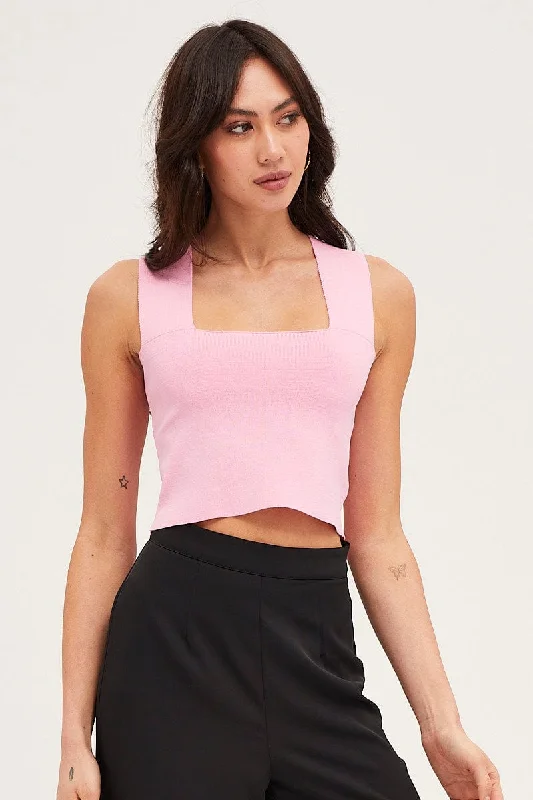 pink-knit-top-sleeveless-crop-square-neck-kn2332-12pb