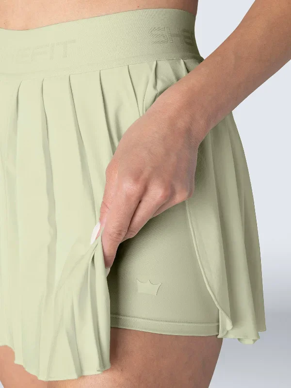 pleated-skirt-pastel-lime