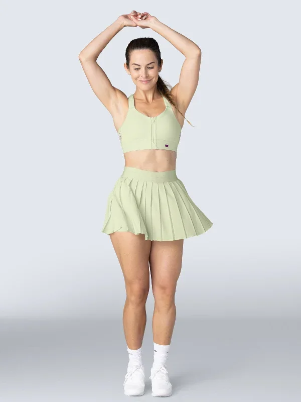 pleated-skirt-pastel-lime