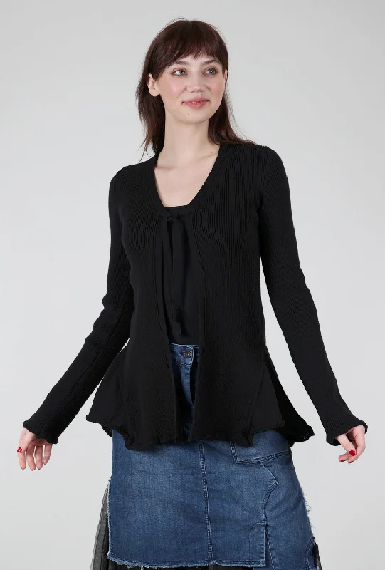 A Cotton Cardigan, Black