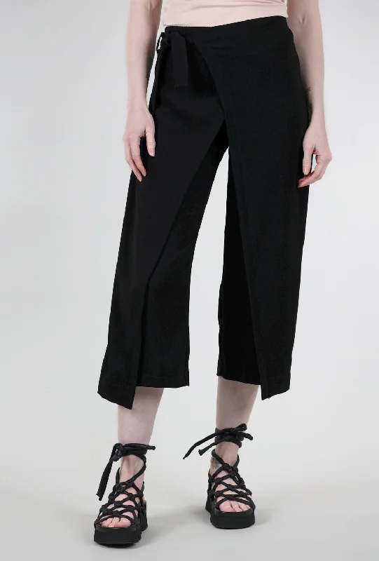 Crepe Dojo Pant, Black