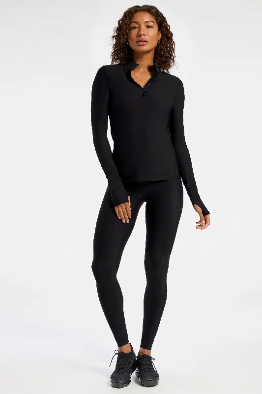 pro-fleece-14-zip-long-sleeve-top-black