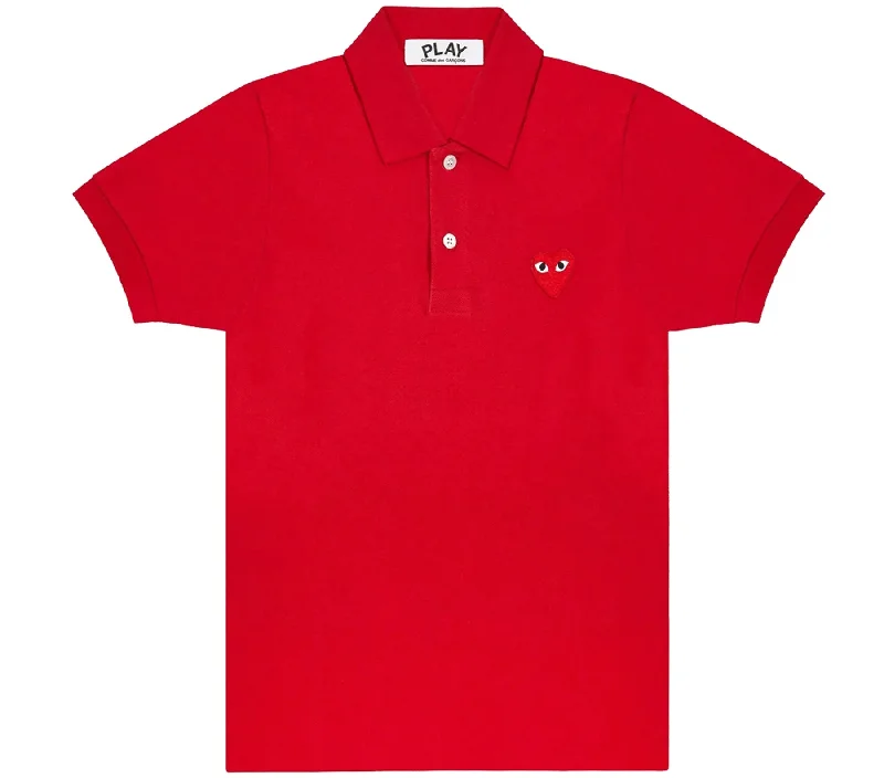 Red Heart Polo Shirt Women