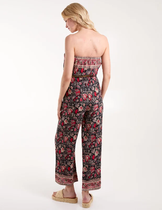 red-pattern-belted-bandeau-jumpsuit