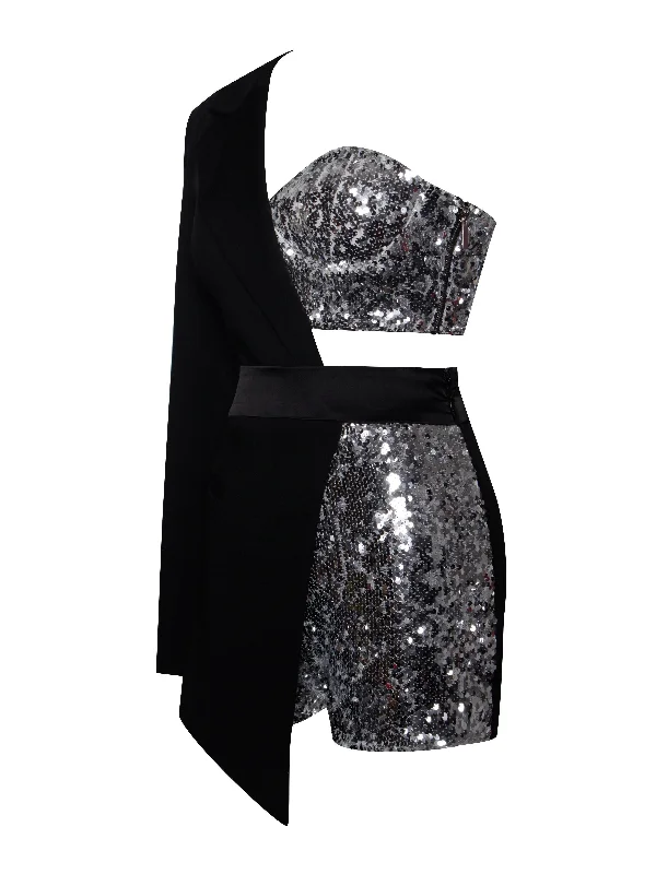 river-sequin-one-sleeve-blazer