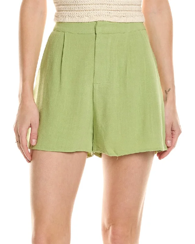 Sadie & Sage Cactus Cutie Linen-Blend Short