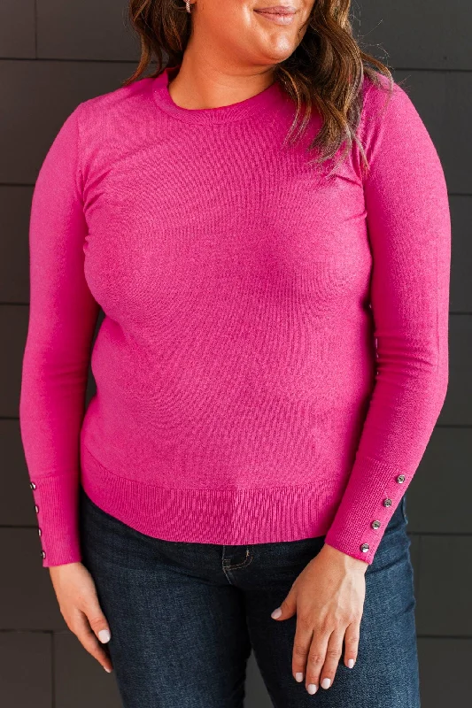 second-glance-knit-sweater-hot-pink