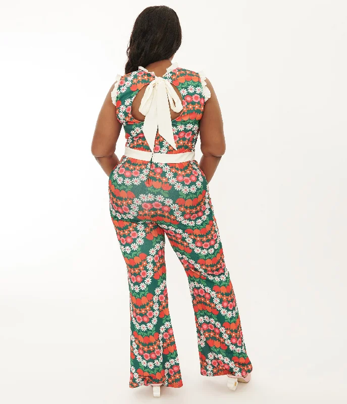 smak-parlour-plus-size-green-red-daisy-chain-back-bow-jumpsuit