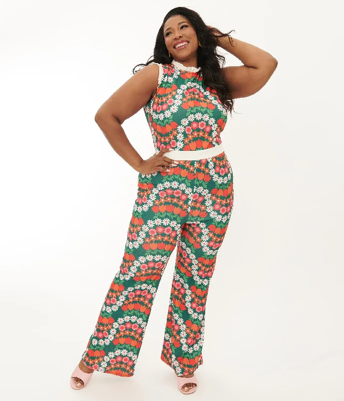 smak-parlour-plus-size-green-red-daisy-chain-back-bow-jumpsuit