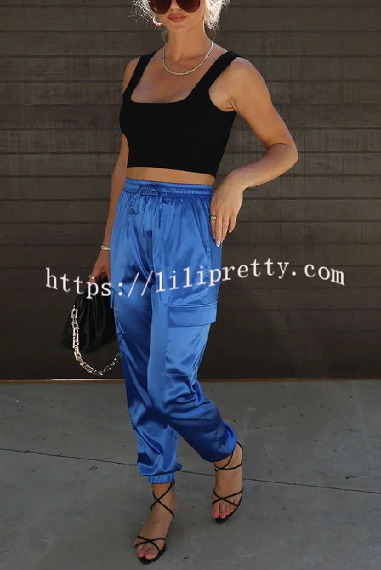 something-great-satin-pocketed-elastic-waist-cargo-pants-1