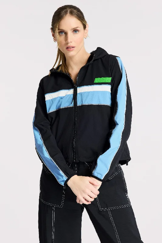 Stretch Shell Tracksuit Jacket - Black