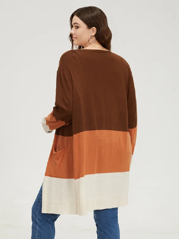 supersoft-essentials-colorblock-contrast-pocket-open-front-cardigan