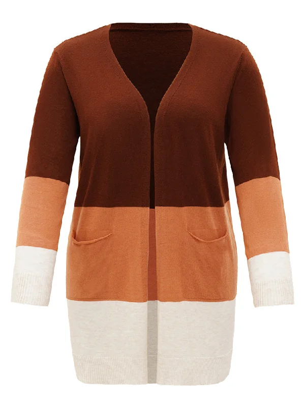 supersoft-essentials-colorblock-contrast-pocket-open-front-cardigan