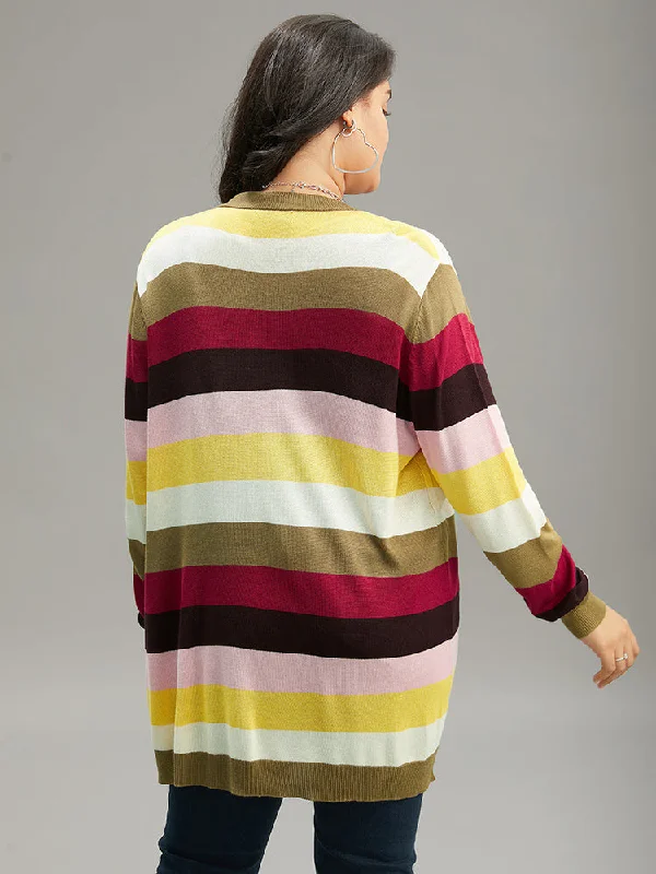 supersoft-essentials-rainbow-striped-patched-pocket-open-front-cardigan